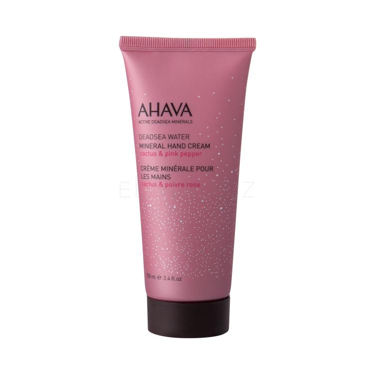AHAVA Deadsea Water Mineral Hand Cream Cactus &amp; Pink Pepper Krém na ruce pro ženy 100 ml