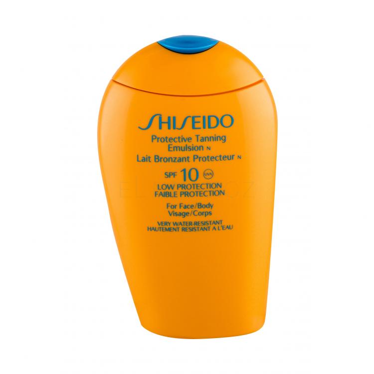 Shiseido Protective Tanning SPF10 Opalovací přípravek na tělo pro ženy 150 ml