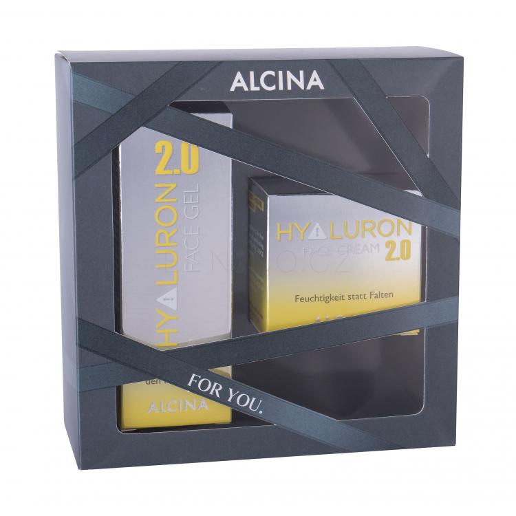 ALCINA Hyaluron 2.0 Dárková kazeta denní pleťový krém 50 ml + pleťový gel 30 ml
