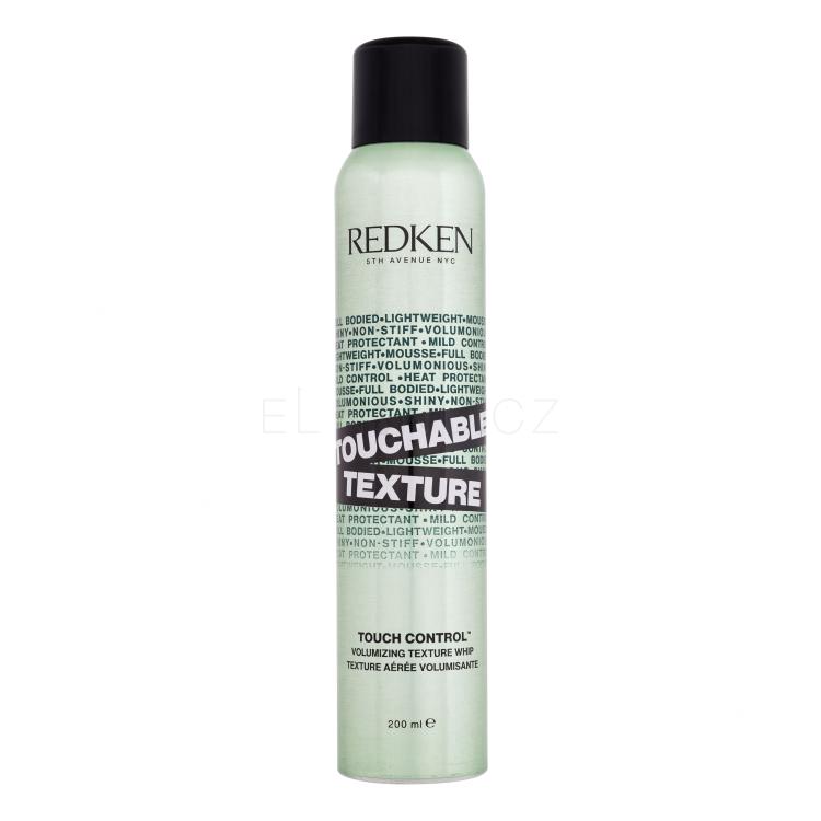 Redken Touchable Texture Volumizing Texture Whip Pro objem vlasů pro ženy 200 ml