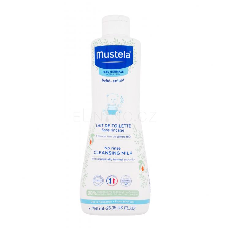 Mustela Bébé Cleansing Milk Čisticí mléko pro děti 750 ml