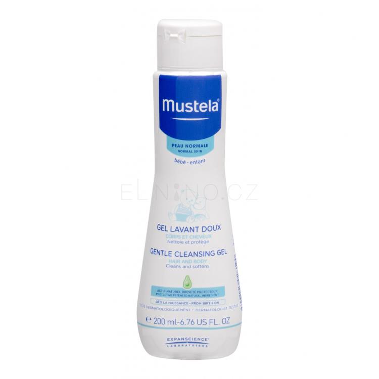 Mustela Bébé Gentle Cleansing Gel Hair and Body Sprchový gel pro děti 200 ml