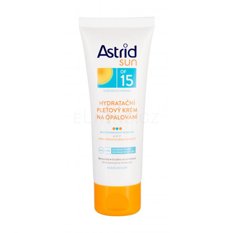 Astrid Sun Moisturizing Face Cream SPF15 Opalovací přípravek na obličej 75 ml