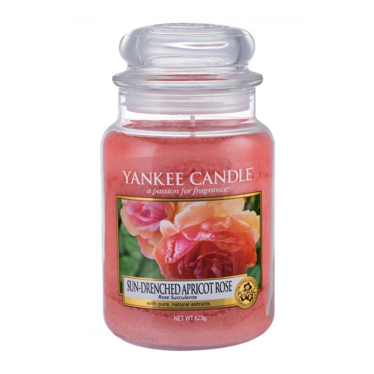 Yankee Candle Sun-Drenched Apricot Rose Vonná svíčka 623 g
