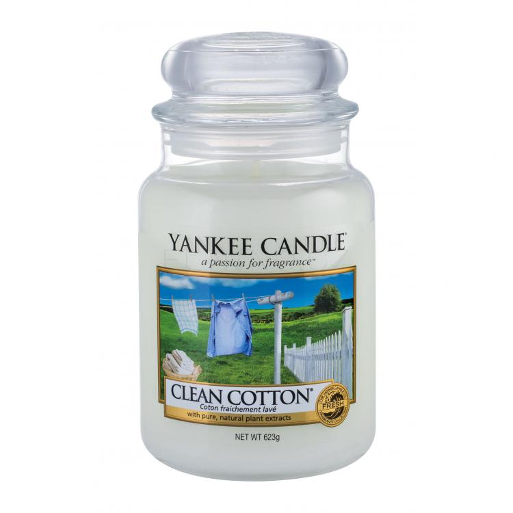 Yankee Candle Clean Cotton Vonná svíčka 623 g