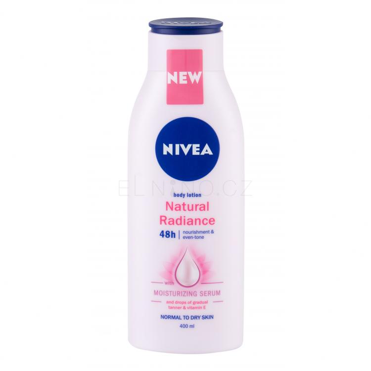 Nivea Natural Radiance 48H Tělové mléko pro ženy 400 ml