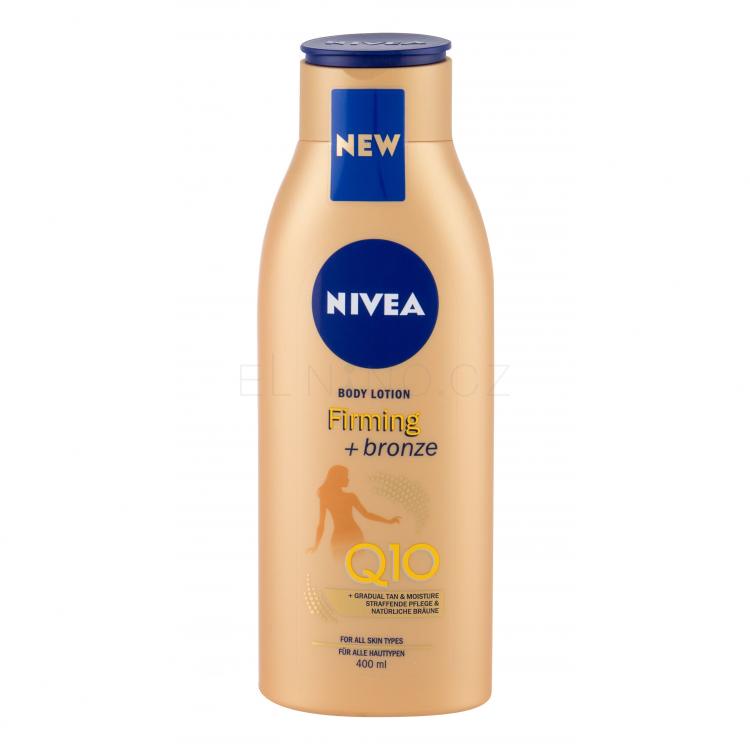 Nivea Q10 Firming + Bronze Tělové mléko pro ženy 400 ml