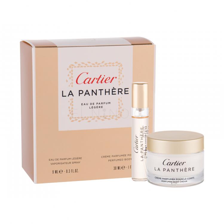 Cartier La Panthère Legere Dárková kazeta parfémovaná voda 9 ml + tělový krém 30 ml