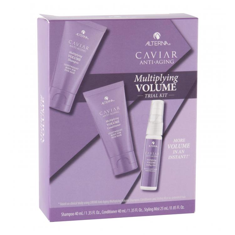 Alterna Caviar Anti-Aging Multiplying Volume Dárková kazeta šampon 40 ml + kondicionér 40 ml + sprej na vlasy 25 ml