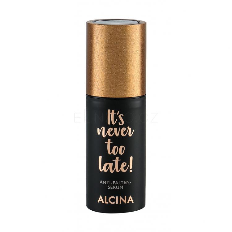 ALCINA It´s Never Too Late! Anti-Wrinkle Pleťové sérum pro ženy 30 ml
