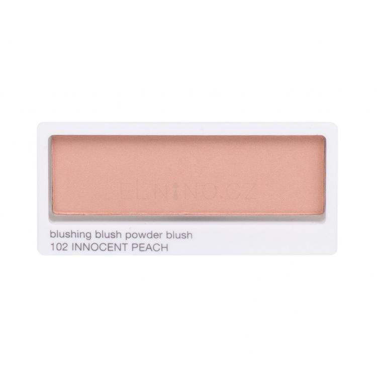 Clinique Blushing Blush Tvářenka pro ženy 6 g Odstín 102 Innocent Peach tester