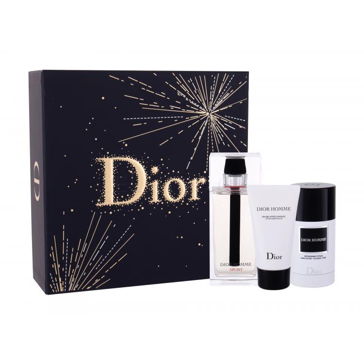 Christian Dior Dior Homme Sport 2017 Dárková kazeta toaletní voda 125 ml + balzám po holení 50 ml + deostick 75 g