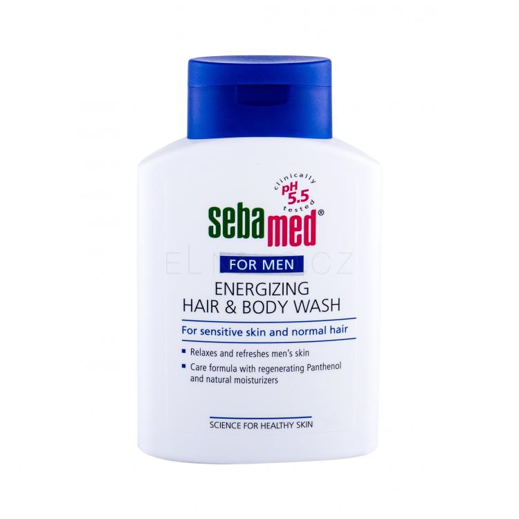 SebaMed For Men Energizing Hair &amp; Body Wash Šampon pro muže 200 ml