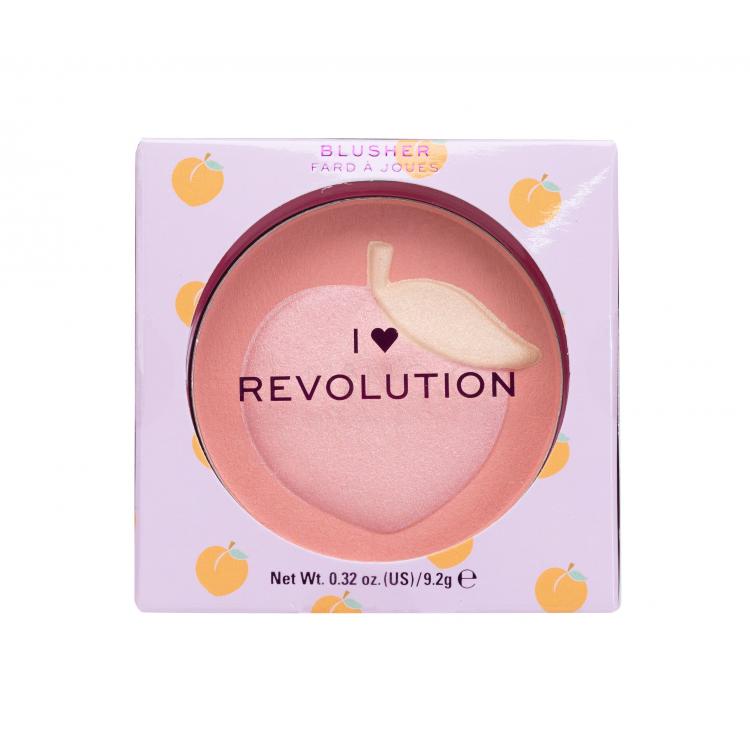 Makeup Revolution London I Heart Revolution Fruity Blusher Tvářenka pro ženy 9,2 g Odstín Peach