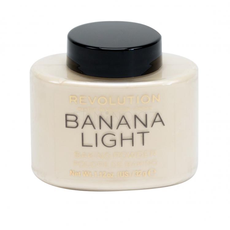 Makeup Revolution London Baking Powder Pudr pro ženy 32 g Odstín Banana Light