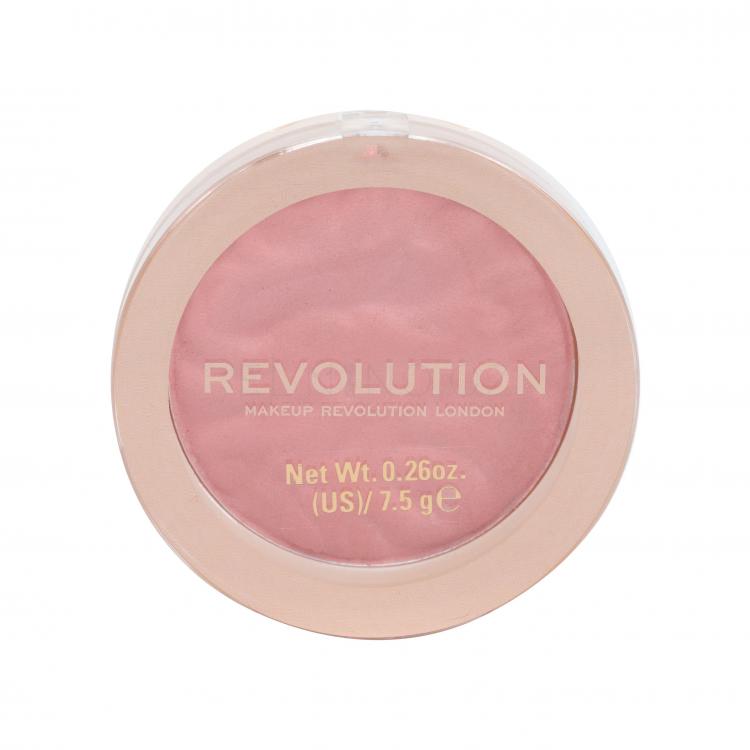 Makeup Revolution London Re-loaded Tvářenka pro ženy 7,5 g Odstín Rhubarb &amp; Custard
