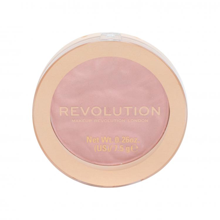 Makeup Revolution London Re-loaded Tvářenka pro ženy 7,5 g Odstín Peaches &amp; Cream