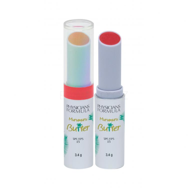 Physicians Formula Murumuru Butter Lip Cream SPF15 Balzám na rty pro ženy 3,4 g Odstín Samba Red