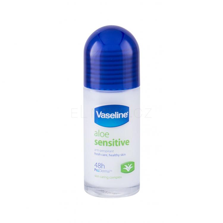 Vaseline Aloe Sensitive 48h Antiperspirant pro ženy 50 ml