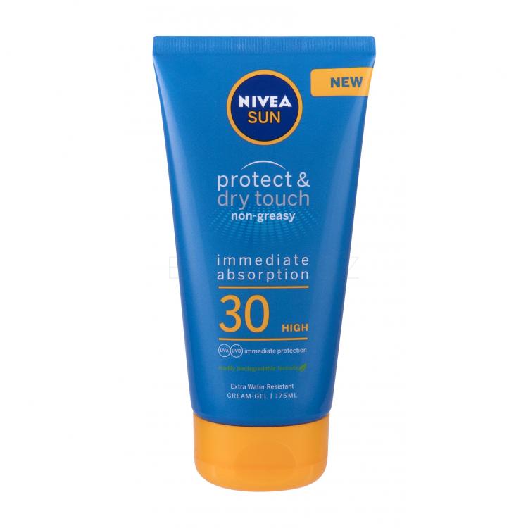 Nivea Sun Protect &amp; Dry Touch Non-Greasy Cream-Gel SPF30 Opalovací přípravek na tělo 175 ml