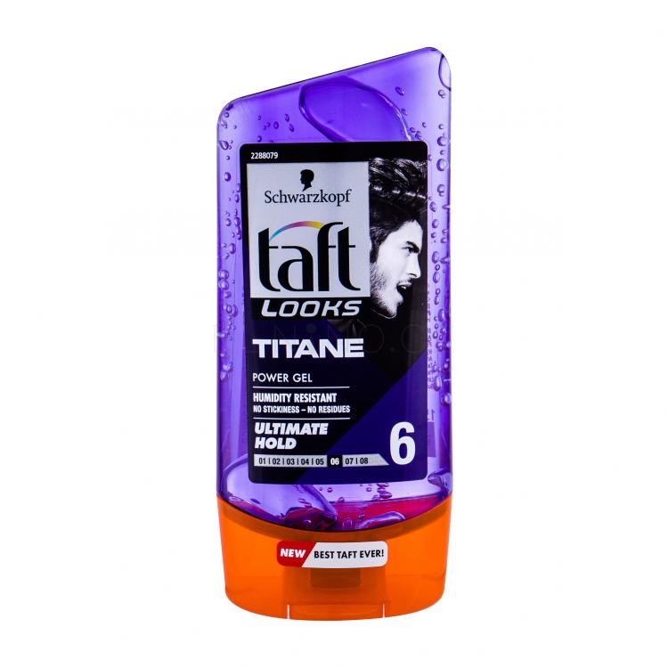 Schwarzkopf Taft Titane Power Gel Gel na vlasy pro muže 150 ml