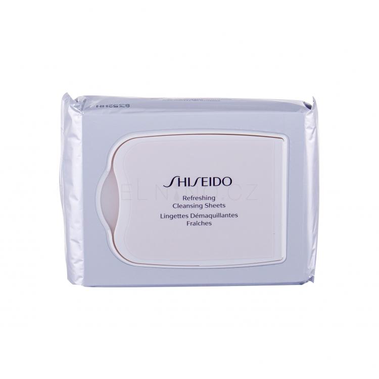 Shiseido Refreshing Cleansing Sheets Čisticí ubrousky pro ženy 30 ks