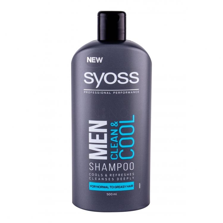 Syoss Men Clean &amp; Cool Šampon pro muže 500 ml