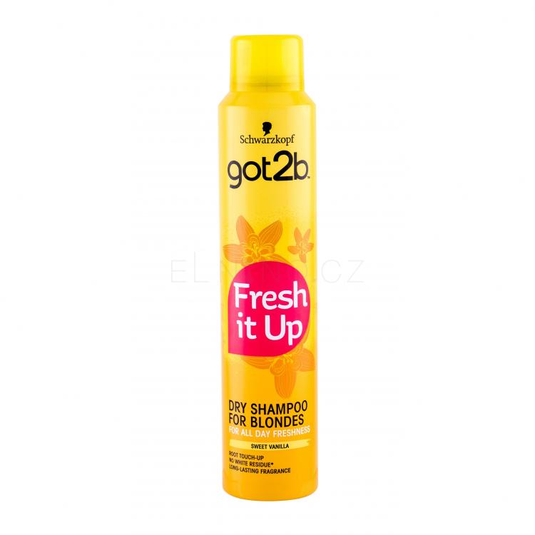 Schwarzkopf Got2b Fresh It Up For Blondes Suchý šampon pro ženy 200 ml