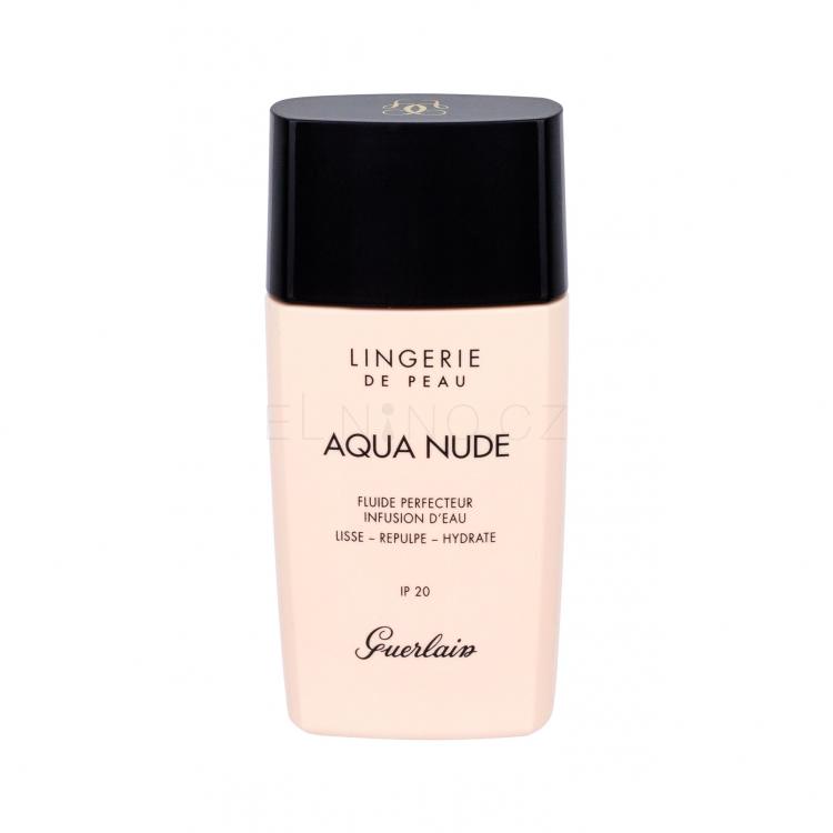 Guerlain Lingerie De Peau Aqua Nude SPF20 Make-up pro ženy 30 ml Odstín 02N Light tester