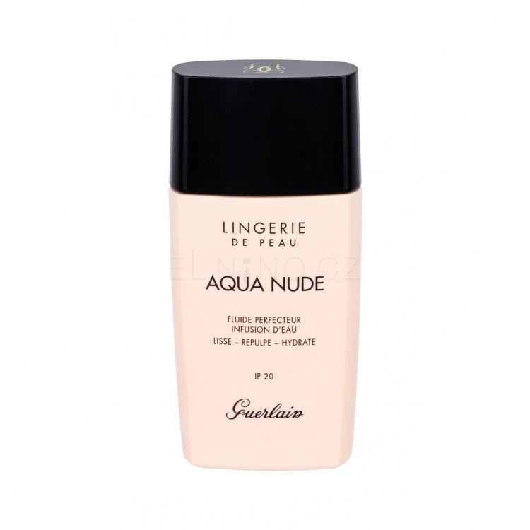 Guerlain Lingerie De Peau Aqua Nude SPF20 Make-up pro ženy 30 ml Odstín 03W Natural Warm tester