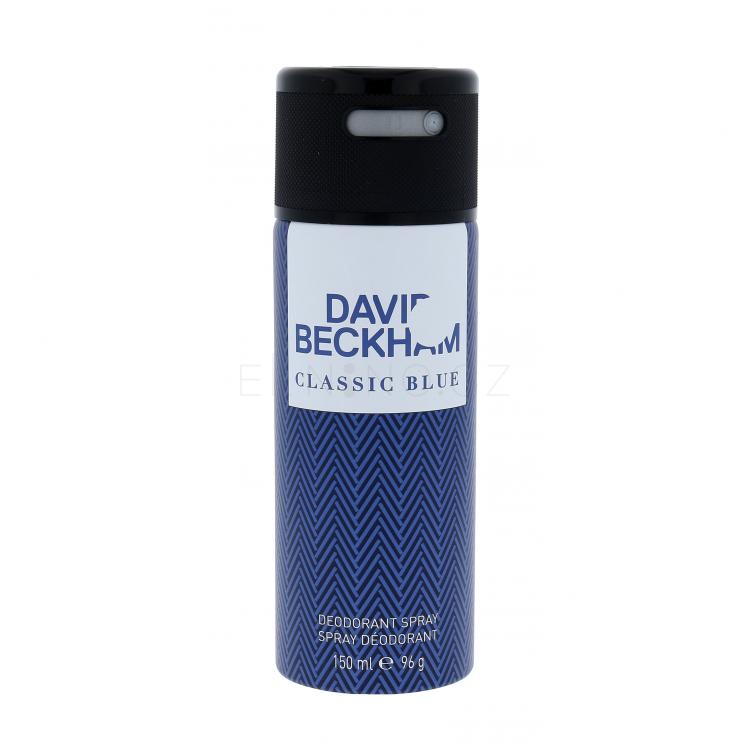 David Beckham Classic Blue Deodorant pro muže 150 ml poškozený flakon