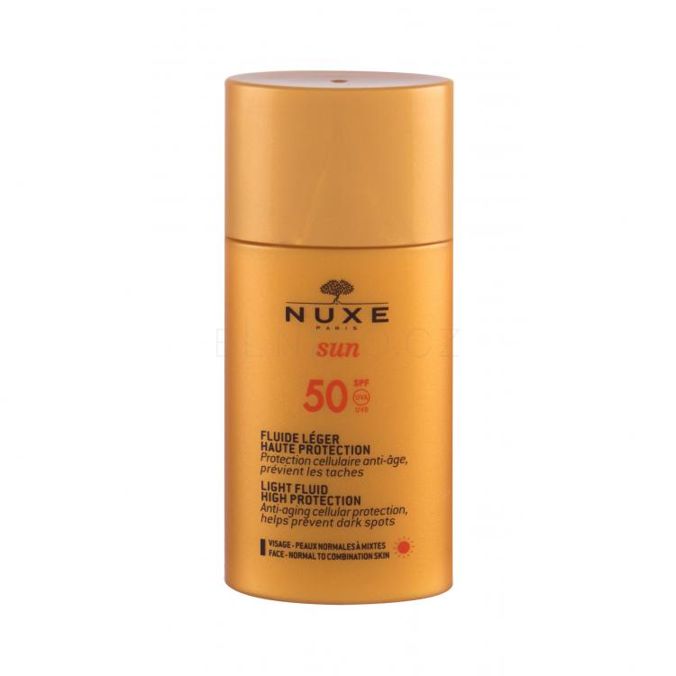 NUXE Sun Light Fluid SPF50 Opalovací přípravek na obličej 50 ml