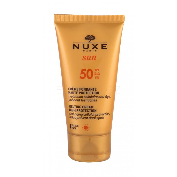 NUXE Sun Melting Cream SPF50 Opalovací přípravek na obličej 50 ml