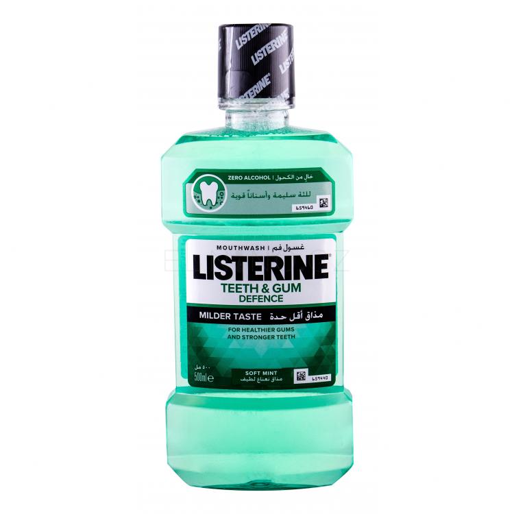 Listerine Mouthwash Teeth &amp; Gum Defence Ústní voda 500 ml