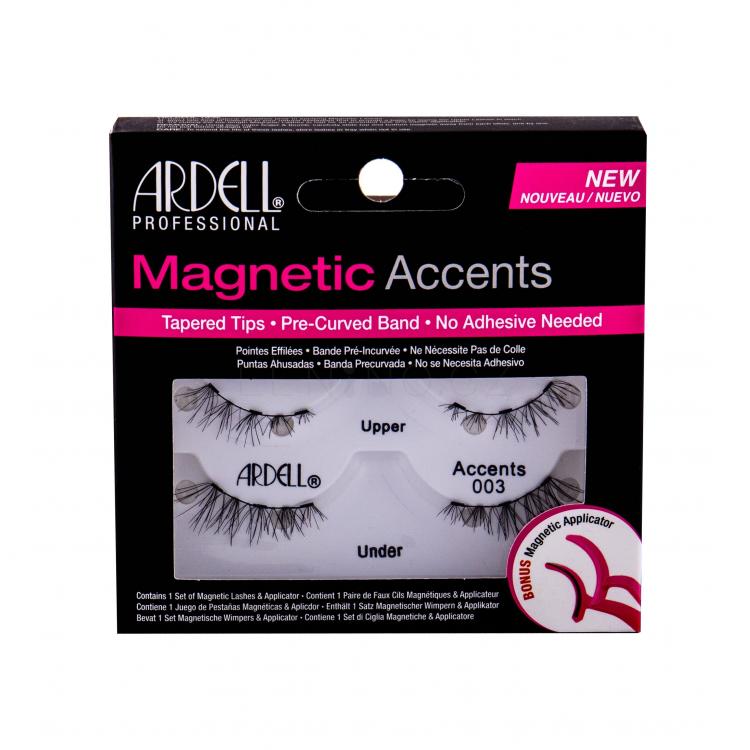 Ardell Magnetic Accents 003 Umělé řasy pro ženy 1 ks Odstín Black