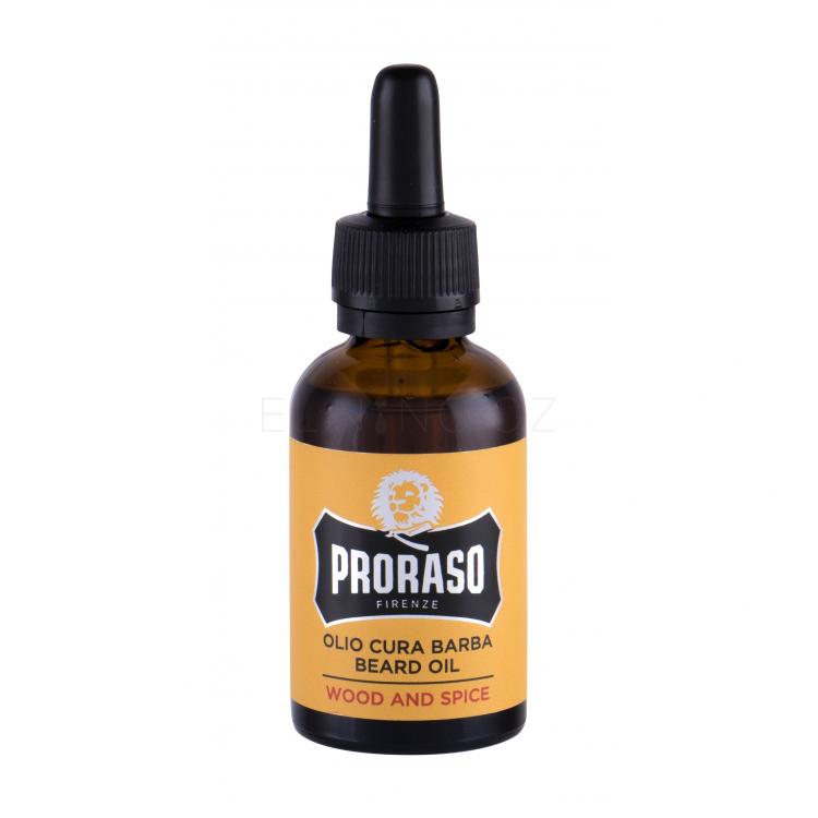 PRORASO Wood &amp; Spice Beard Oil Olej na vousy pro muže 30 ml