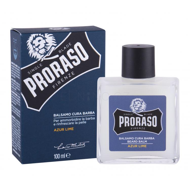 PRORASO Azur Lime Beard Balm Balzám na vousy pro muže 100 ml