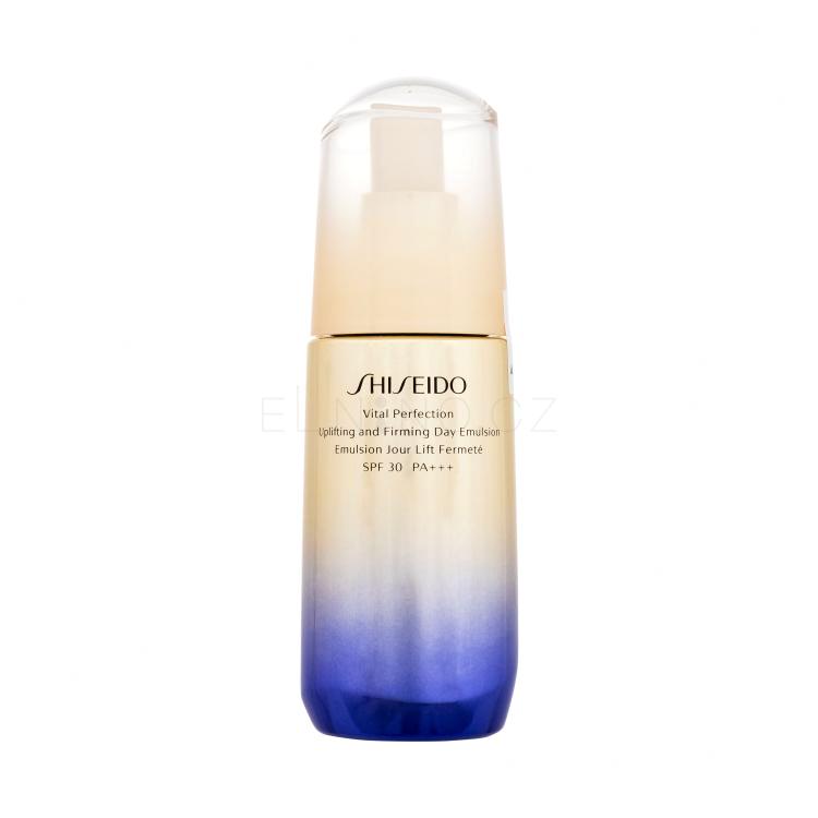 Shiseido Vital Perfection Uplifting And Firming Day Emulsion SPF30 Pleťové sérum pro ženy 75 ml