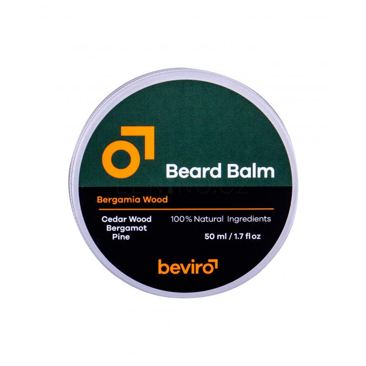 Be-Viro Men´s Only Beard Balm Cedar Wood, Bergamot, Pine Balzám na vousy pro muže 50 ml