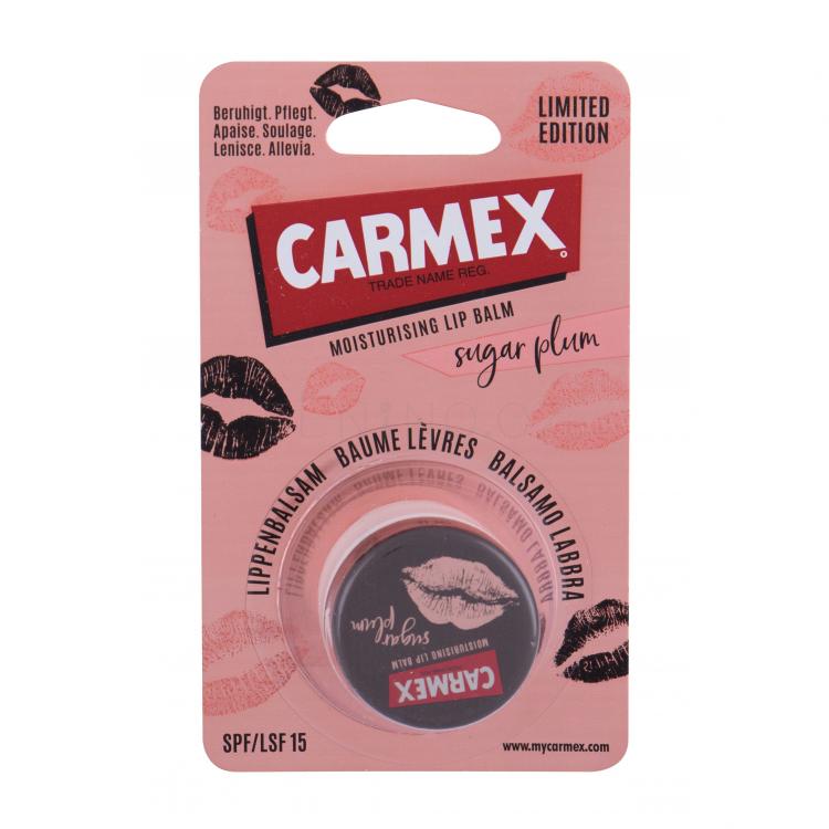 Carmex Sugar Plum SPF15 Balzám na rty pro ženy 7,5 g