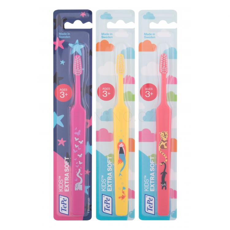 TePe Kids Extra Soft Klasický zubní kartáček pro děti 1 ks