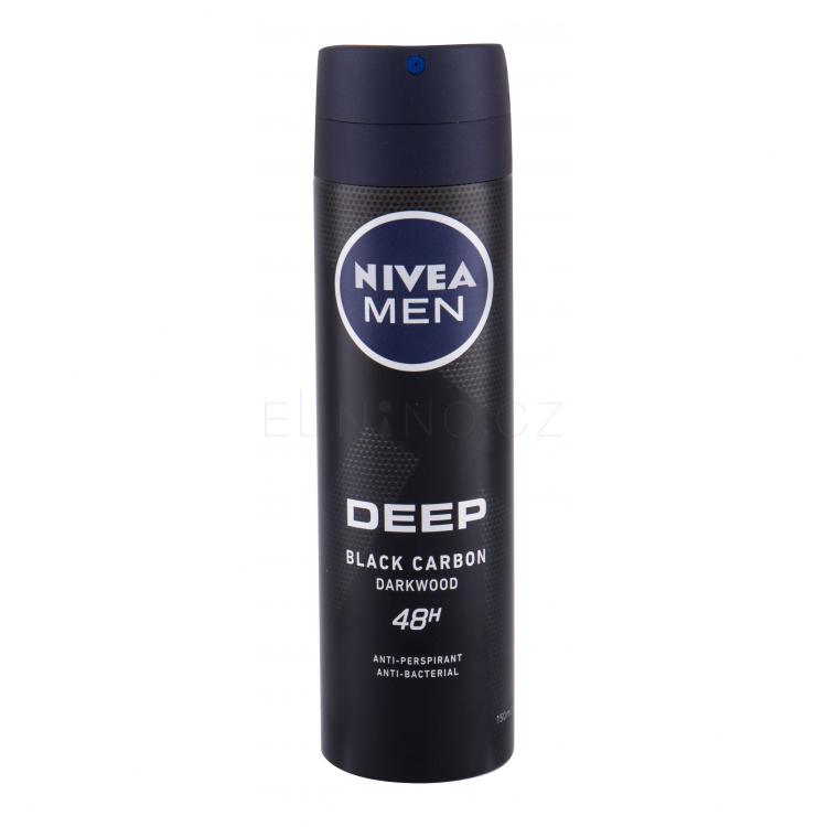 Nivea Men Deep Black Carbon 48H Antiperspirant pro muže 150 ml