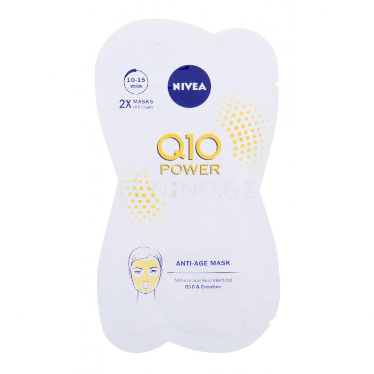 Nivea Q10 Power Anti-Age Pleťová maska pro ženy 15 ml