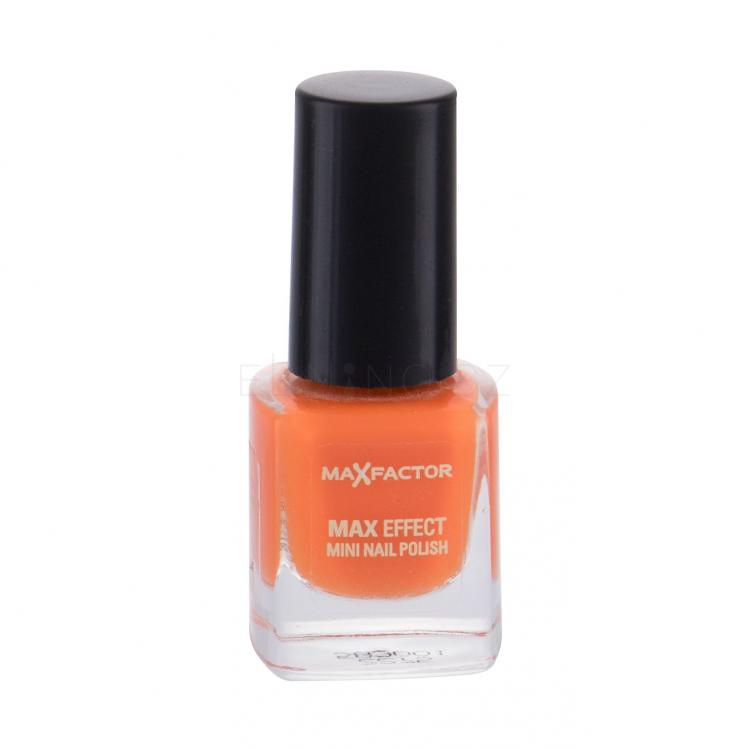 Max Factor Max Effect Mini Lak na nehty pro ženy 4,5 ml Odstín 25 Bright Orange