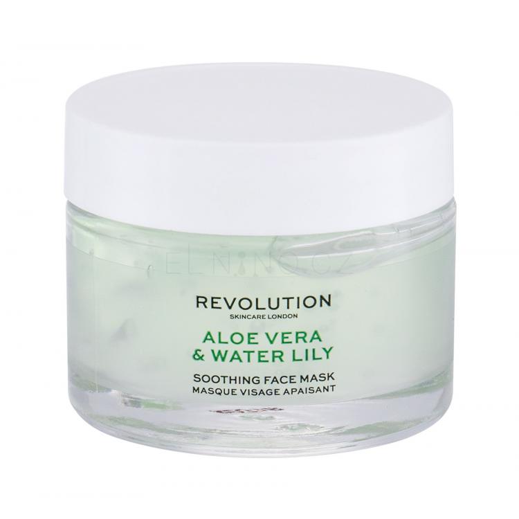 Revolution Skincare Aloe Vera &amp; Water Lily Pleťová maska pro ženy 50 ml