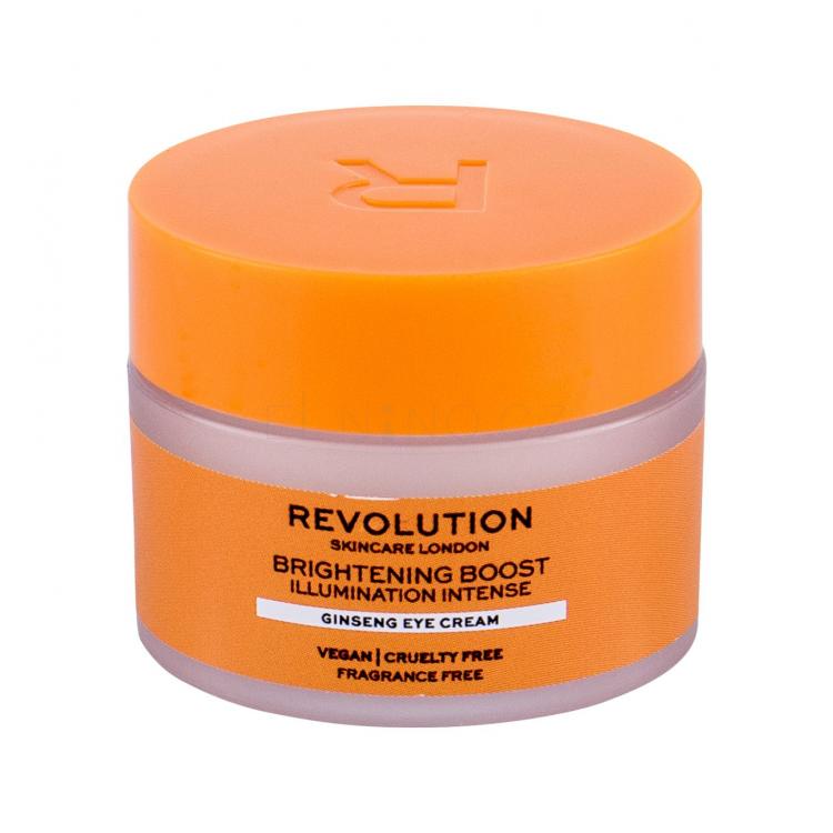 Revolution Skincare Brightening Boost Ginseng Oční krém pro ženy 15 ml