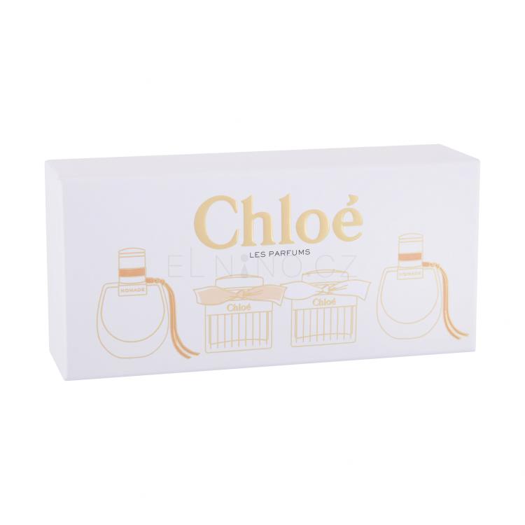 Chloé Mini Set Dárková kazeta parfémovaná voda Chloe 5 ml + parfémovaná voda Nomade 2 x 5 ml + toaletní voda Chloe 5 ml