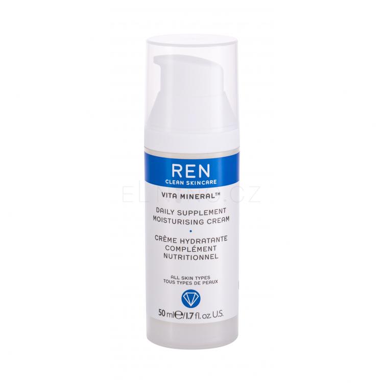 REN Clean Skincare Vita Mineral Daily Supplement Moisturising Denní pleťový krém pro ženy 50 ml