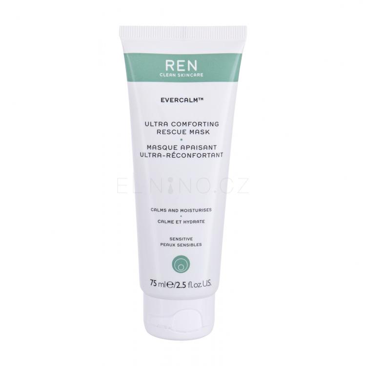 REN Clean Skincare Evercalm Ultra Comforting Rescue Pleťová maska pro ženy 75 ml
