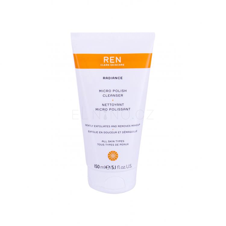 REN Clean Skincare Radiance Micro Polish Čisticí gel pro ženy 150 ml